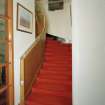 Interior.
Staircase, view from E.