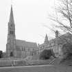 General view from SW showing cathedral and S college