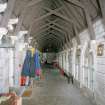 Interior view of cloister from S