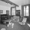 Interior. Ground floor View of common room from E