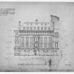 Photographic copy of front elevation.