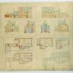 House near Spean Bridge for Miss E MacAndrew.
Photographoc copy of plans, sections and elevations including details of foundations.