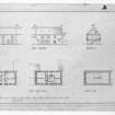 Photographic copy of plans, sections and elevations showing reconstruction to property 1665. 


