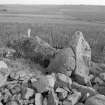 Looking SE from within the recumbent stone circle