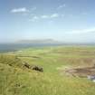 Muck, General. General view from Beinn Airein looking NE across Muck to the hills on Eigg.