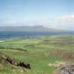 Muck, General. General view from Beinn Airein looking NE across Muck to the hills on Eigg.