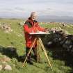 Muck, Sean Bhaile. Township. Plane table survey in progress (Ian Parker).