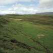 Muck, Fionn-aird. Huts and lazy beds. View from SSE.