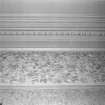 Interior. Detail of cornice and frieze