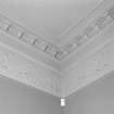 Interior. Detail of cornice and frieze
