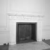 Interior, detail of drawing room fireplace