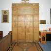 Interior.
Detail of main S door inner draught porch from N of c. 1923.