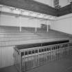 Interior, view of Court 3 from North East showing accused bench.
