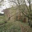 View from S of SW side of mill