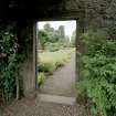 Detail of NE doorway to garden