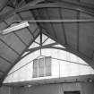 Interior. Detail of main warehouse original sanctuary roof structure