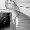 Interior. 
Detail of gallery access stair.