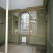 Interior. Principal floor. State bedroom. View from SEshowing window and flanking mirrors