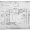 Photographic copy of CSE/1920/36/1/4, showing plans and proposed alterations to stable buildings.