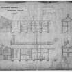 Caledonian Railway Company, Railway Station.
Block and floor plans, sections and elevations of station.