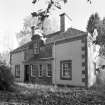 View of lodge from West