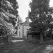 View of lodge from North West