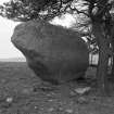 The recumbent stone from the W