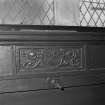 Detail of panelling with crossed keys (St Peter)