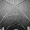 Detail of timber rib vaulted roof.