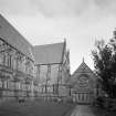 View of halls from West