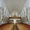 Interior. View from East looking towards the entrance showing the organ gallery