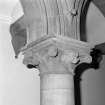 Detail of foliated column capital