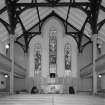 Interior. View from South showing the pulpit and galleries