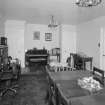 Interior, view of dining room from South showing original sideboard recess