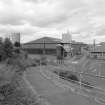 Elevated view from SE of S end of Wire Division's South Mill (housing the foundry and annealing department)