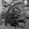 Interior. Detailed view of typical loom in Broadloom Department