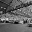 Interior.  General view within Small-loom weaving department, where the production of wire cloth and screening products was concentrated in June 2001