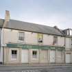 General view from W of bakery, including shop frontage.