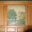 Thomsons Land. Lecture Hall. Interior, detail of painting of Moray House