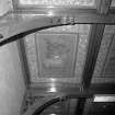 Carnegie Lodge Detail of 1st floor Zodiac room ceiling.