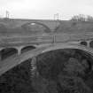 View from NE of central part of the bridge, with Dunglass Viaduct in the background, and Dunglass 'New Bridge' beyond