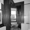 Interior. Gowrie House day room, detail of corner bay