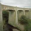 View of central spans of bridge from NW