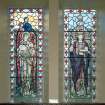 View of  1914-1918 War Memorial stained glass window originally in Crosshill Victoria Church.