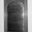 View of 1914-1919 War Memorial plaque