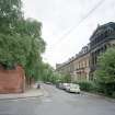 View along Oakfield Avenue from S