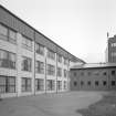 View of new school buildings from West