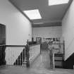 Interior. View of first floor landing of main staircase