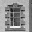 Detail of ground floor window on South front