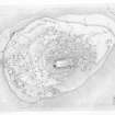 Tap O'Noth, photographic copy of drawing of the fort.
